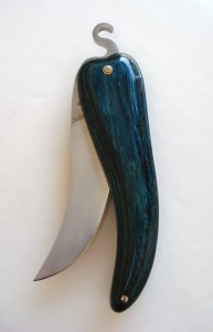 Bixia couteau basque bleu