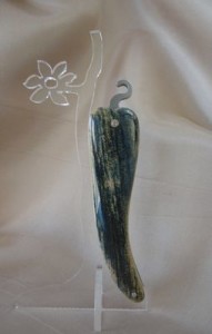 bixia - l'épicé en ivoire de mammouth profil gauche