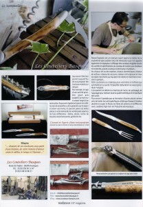 Les Couteliers Basques dans Tendance Mag