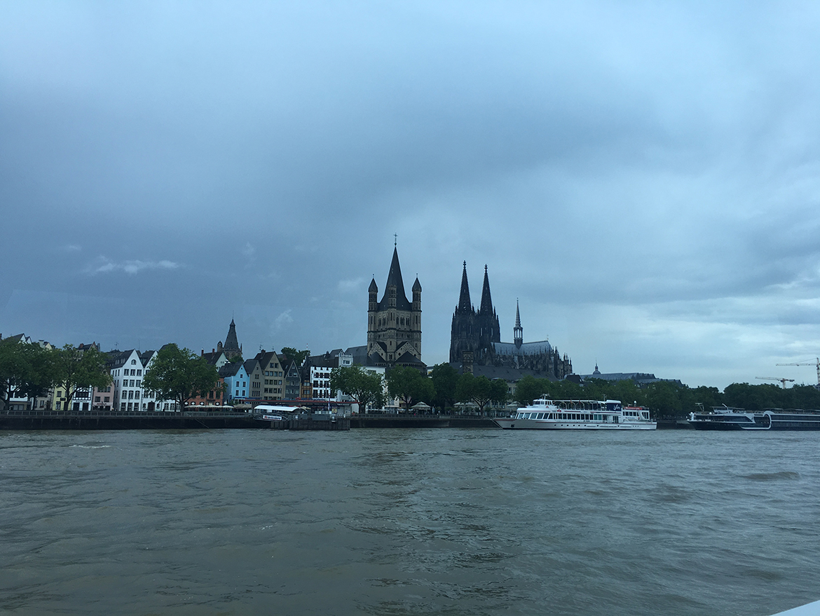 Balade en bateau sur le Rhin à Cologne